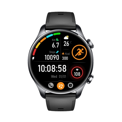কেনা GPS Smartwatch KW296 AMOLED Display IP68 Waterproof Fitness Tracker অনলাইনে উৎপাদন